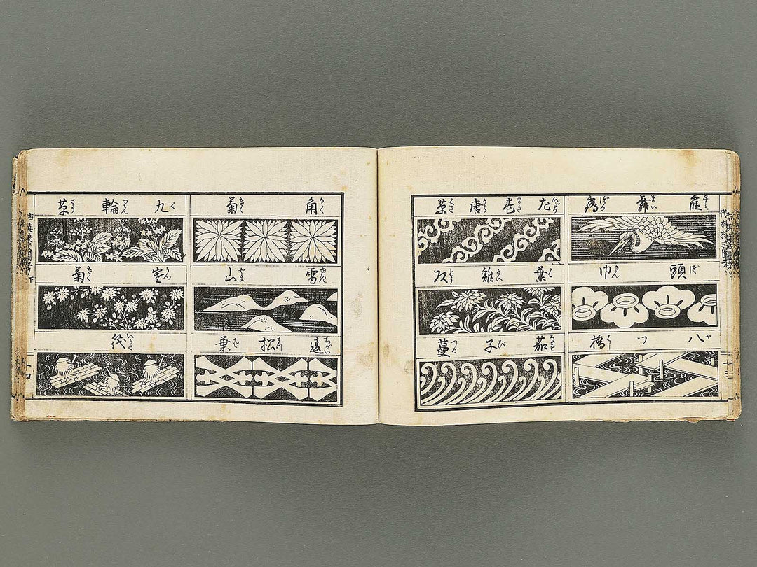Kodai moyo shikizu ko (Ge) by Kano Motonobu, Katsushika Hokusai, Ogata Korin, Sakai Hoitsu, etc. / BJ354-165