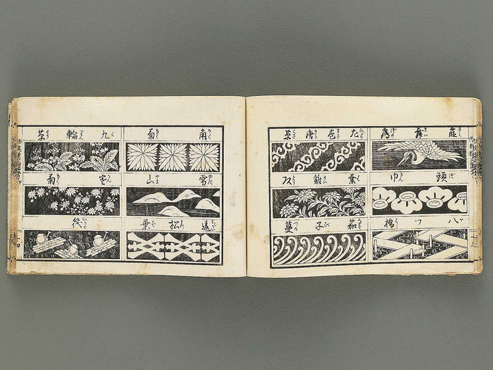 Kodai moyo shikizu ko (Ge) by Kano Motonobu, Katsushika Hokusai, Ogata Korin, Sakai Hoitsu, etc. / BJ354-165