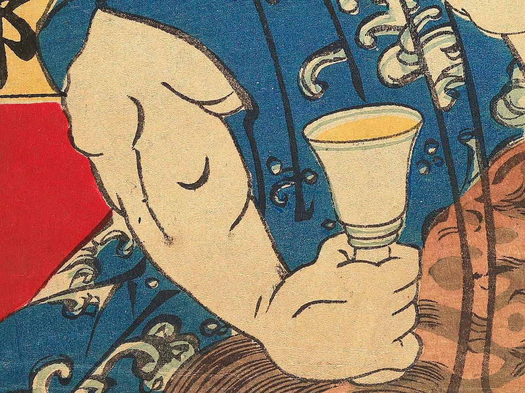Umegatani Totaro from the series Parody of the Romance of the Three Kingdoms by Utagawa Kuniaki / BJ345-919