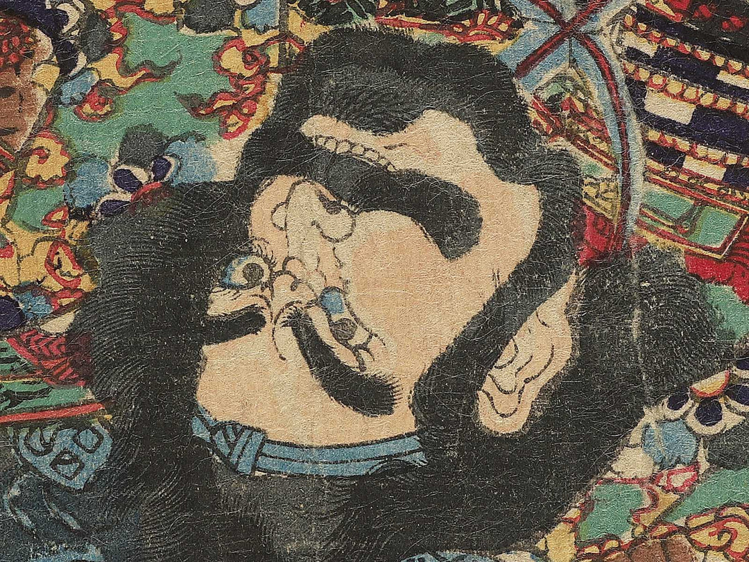 Sato Masakiyo komyo no zi by Toyohara Kunichika / BJ349-545