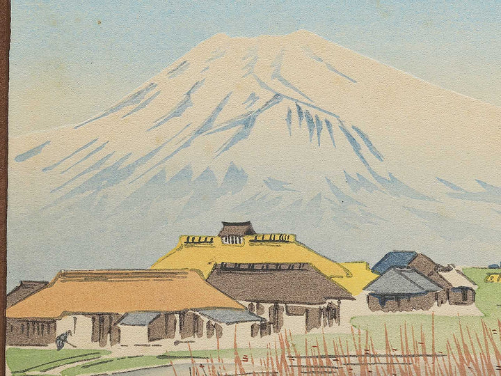 Nirayama Egawatei mae no Fuji(Buson zessan no kei) from the series Fuji sanjurokkei no uchi by Tokuriki Tomikichiro, (Large print size) / BJ350-322