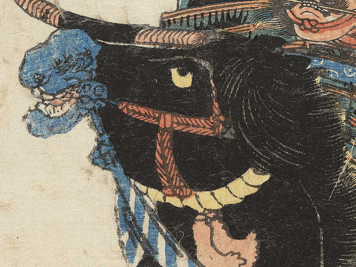 Kajiwara Genta Kagesue from the series Eiyu zoroi by Ipposai Yoshifuji / BJ351-092