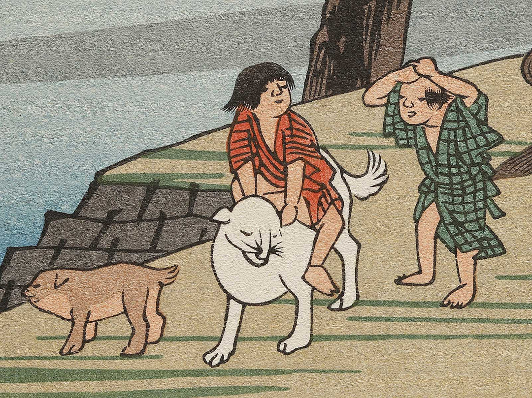 Nagakubo from the series The Sixty-nine Stations of the Kiso Kaido by Utagawa Hiroshige, (Large print size) / BJ339-661