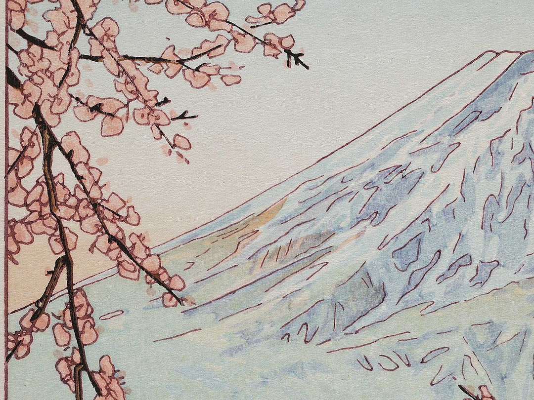 Kawaguchiko no fuji by Okada Koichi, (Large print size) / BJ318-920
