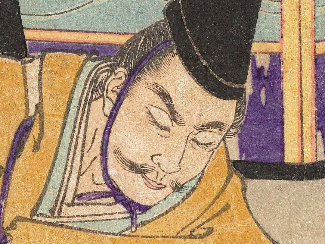Mitsunaka ryujo yume from the series Azumanishiki chuya kurabe by Yoshu Chikanobu / BJ329-413