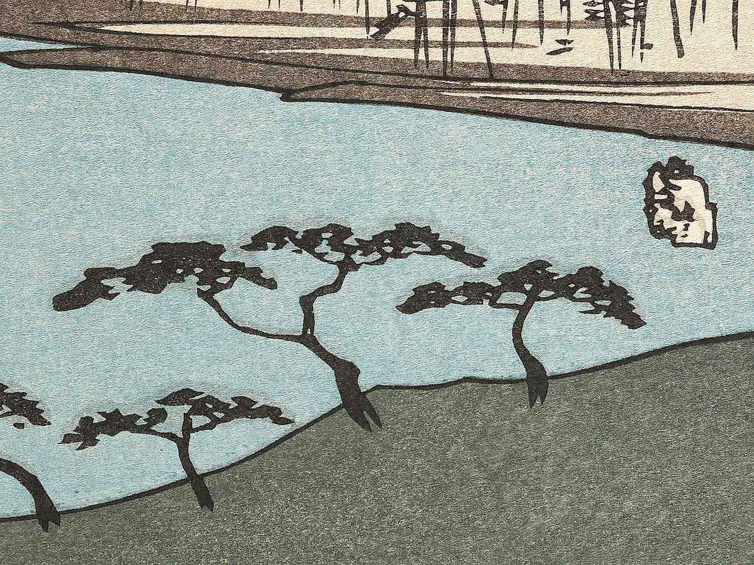 Amanohashidate in Kyoto Prefecture, from the series Honcho meisho by Utagawa Hiroshige, (Large print size) / BJ323-365