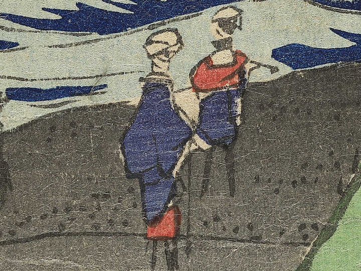 Shichirigahama yuran no zu Enoshima chobo no kei by Utagawa Hiroshige II / BJ347-235