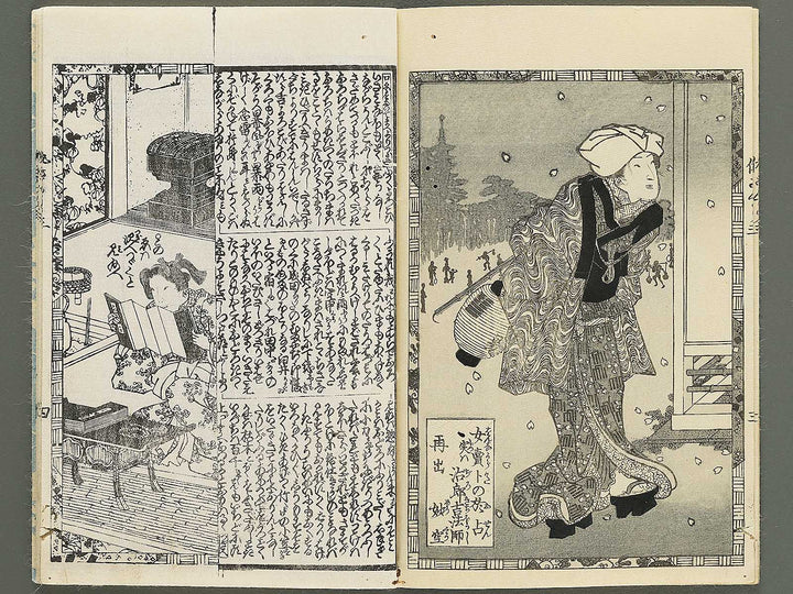 Ada zakura koi no shiranami Volume 3, (Jo) by Utagawa Kunisada II / BJ350-777