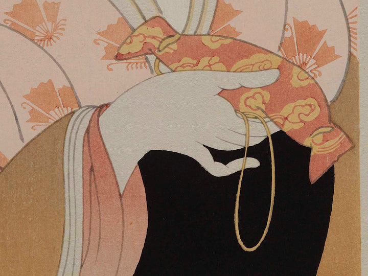 Segawa Tomisaburo II as Yadorigi, wife of Ogishi Kurando by Toshusai Sharaku, (Medium print size) / BJ226-527