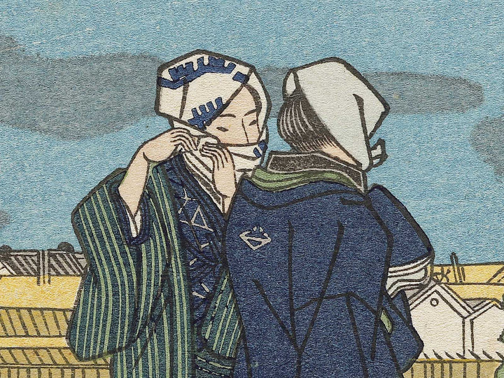 New Yoshiwara from the series Famous Places in the Eastern Capital by Utagawa Kuniyoshi, (Large print size) / BJ325-486