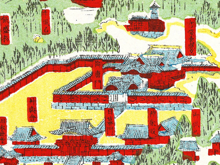 Map of Mt. Nikko by Onihira Kinshiro / BJ319-305
