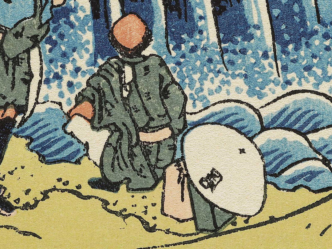 Kirifuri Waterfall on Mount Kurokami in Shimotsuke Province from the series Tour of Waterfalls in Various Provinces by Katsushika Hokusai, (Medium print size) / BJ319-522