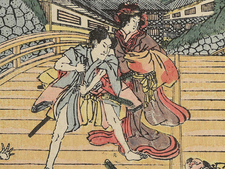 Sandanme from the series Ukie Chushingura by Utagawa Kuninao / BJ342-979