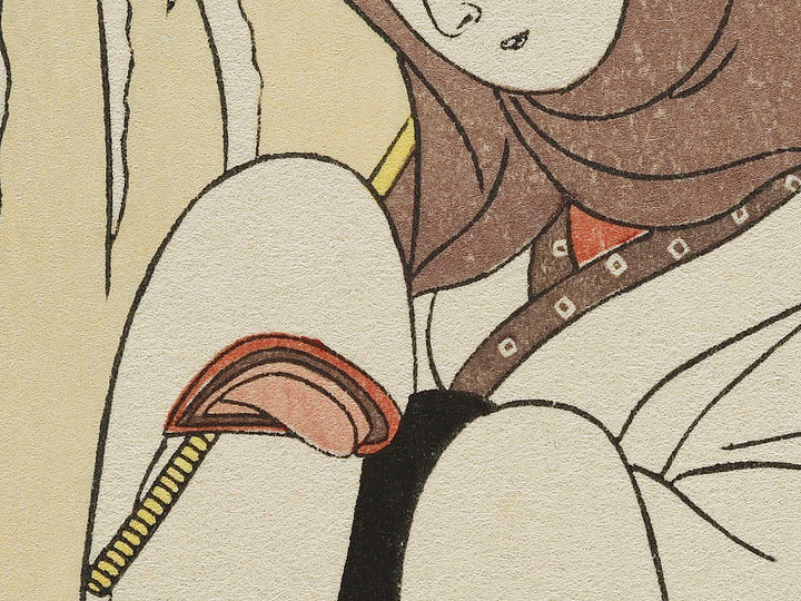 Heron Girl by Suzuki Harunobu, (Medium print size) / BJ325-521