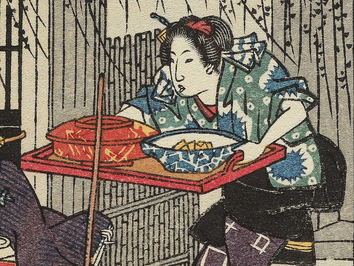 Ryogaku Aoyagi from the series Edo komei kaitei zukushi by Utagawa Hiroshige, (Medium print size) / BJ330-589
