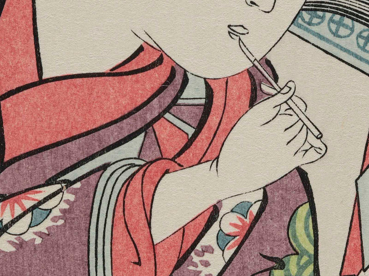 Irifune no yusho tsu no kuni toyama kiyosaki from the series Shinagawa kimi kisoi hakkei by Kitao Shigemasa, (Large print size) / BJ260-190