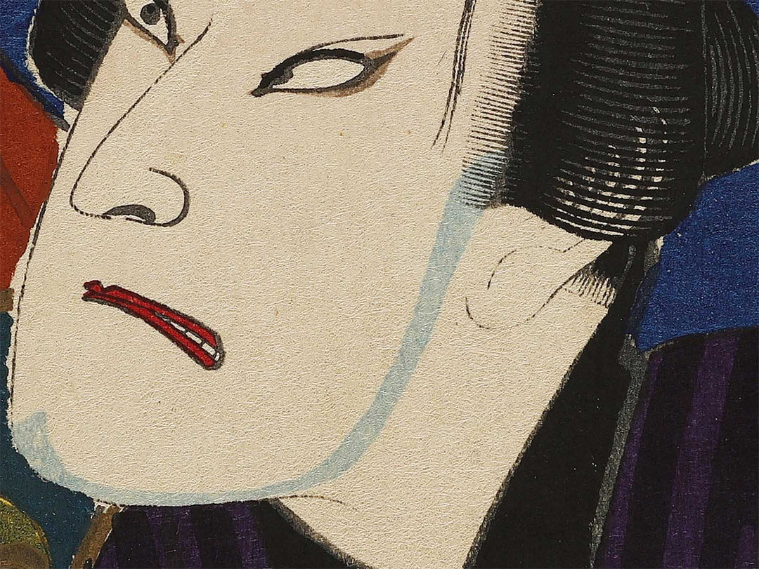 Torii Matasuke from the series Haiyu rakugo atari kurabe by Toyohara Kunichika / BJ339-892