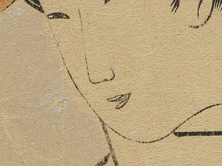 Takigawa of the  giya Brothel: The First Reception Room Appointment of the New Year from the series the series A Comparison of Selected Beauties of the Pleasure Quarters by Chobunsai Eishi, (Large print size) / BJ350-385