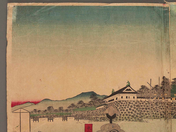 Oda Nobunagako Kiyosujo shuzen goran no zu by Ipposai Yoshifuji / BJ278-768