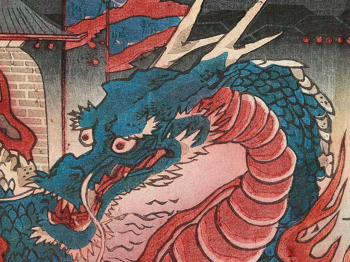 Ryogoku suijinsai yusuzumi no kei by Yoshu Chikanobu / BJ324-135