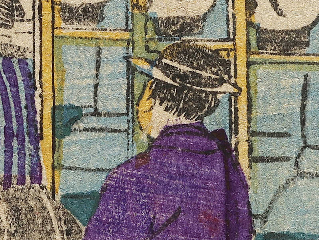 Ueno toshogu from the series Tokyo shinkei zue by Utagawa HIroshige III / BJ341-397