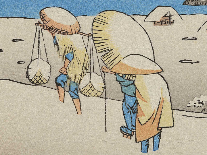 Uchikawa bosetsu from the series Kanazawa hakkei by Utagawa Hiroshige, (Medium print size) / BJ341-796