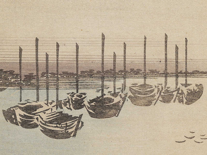 Dosho tsuki no misaki from the series Ehon edo miyage by Utagawa Hiroshige, (Large print size) / BJ332-423