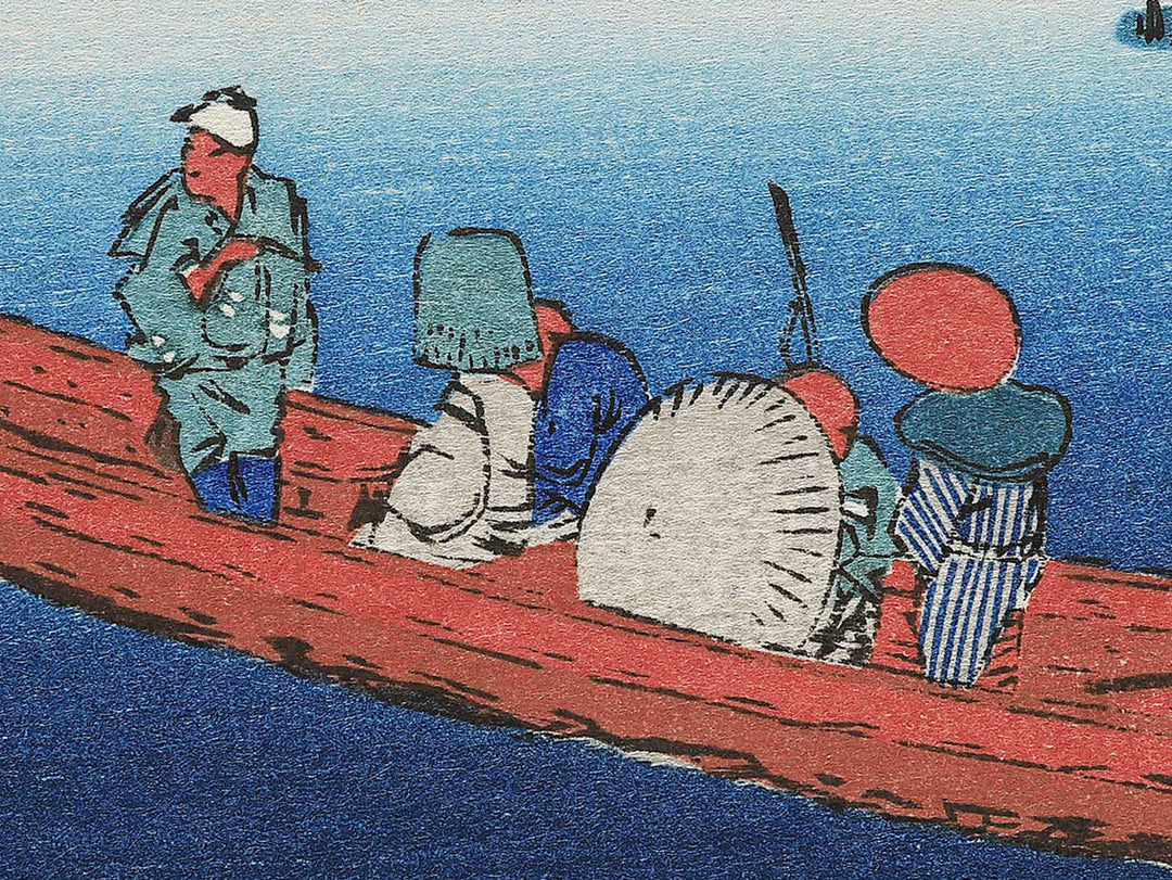 View of late spring at Massaki from the series Famous Places in the Eastern Capital by Utagawa Hiroshige, (Medium print size) / BJ341-761