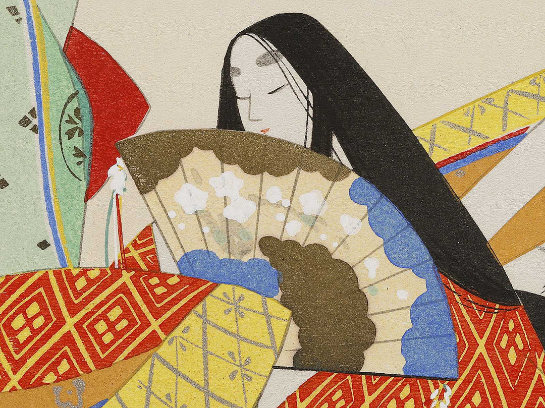 Picture Competition from the series The Tale of Genji by Ebina Masao, (Medium print size) / BJ329-098