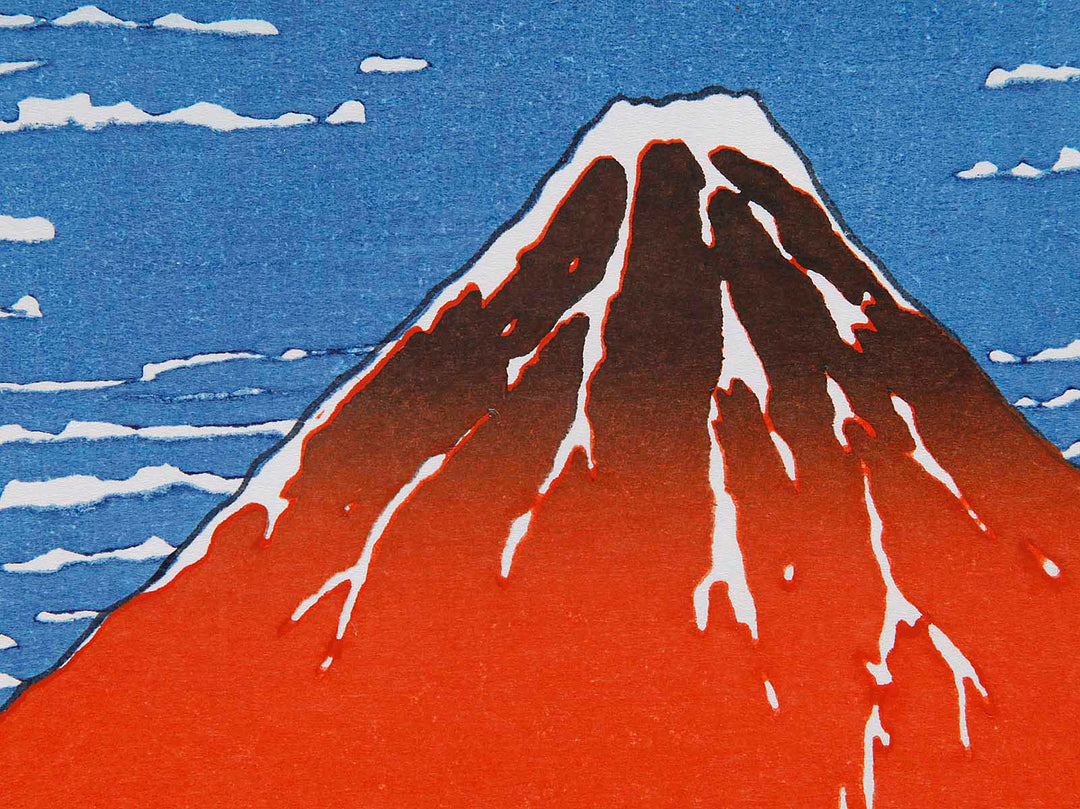 South Wind, Clear Sky from the series Thirty-six Views of Mount Fuji by Katsushika Hokusai, (Medium print size) / BJ288-463