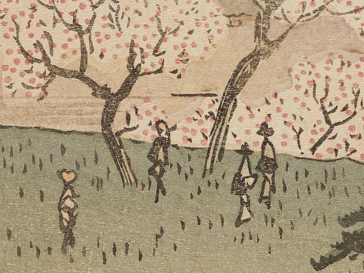 Gotenyama no hana zakari  from the series Ehon edo miyage by Utagawa Hiroshige, (Large print size) / BJ332-416