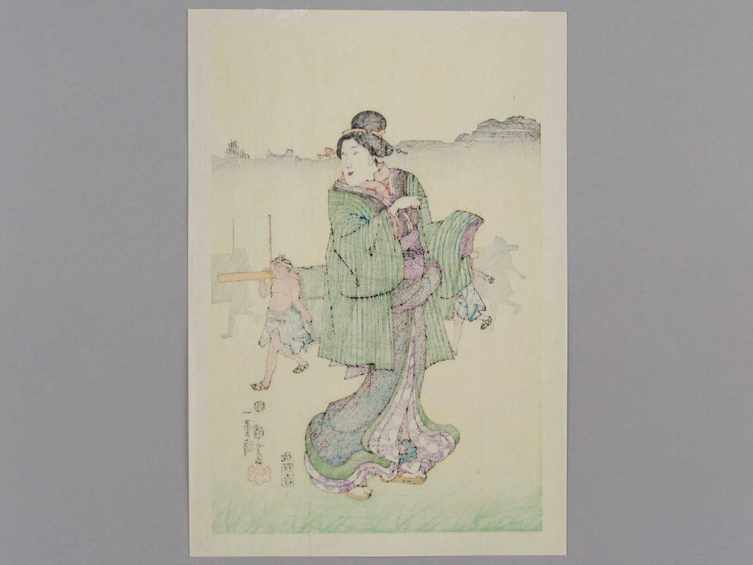 Komagata no asagiri by Utagawa Kuniyoshi, (Small print size) / BJ225-939