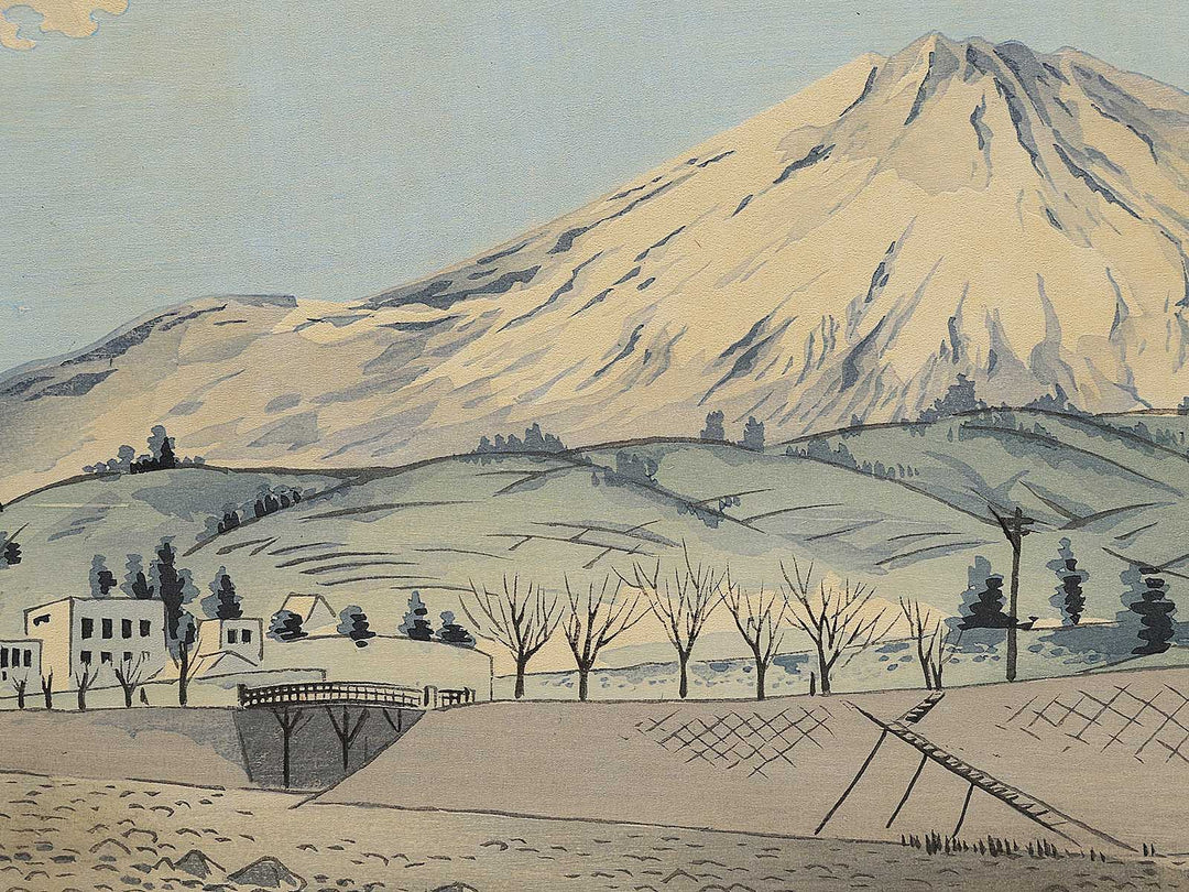 Suruga Fujimibashi from the series Fuji sanjurokkei no uchi by Tokuriki Tomikichiro, (Large print size) / BJ346-031