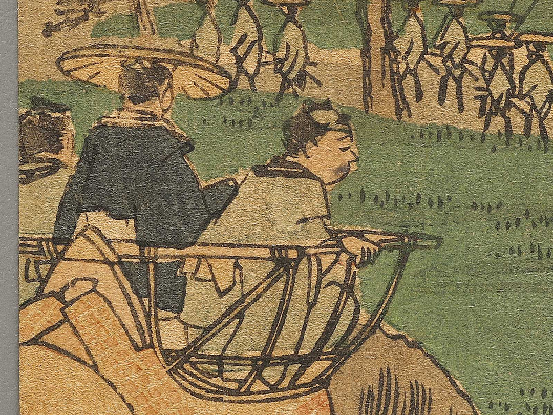 Yoshiwara from the series Tokaido by Utagawa Hiroshige   / BJ331-716