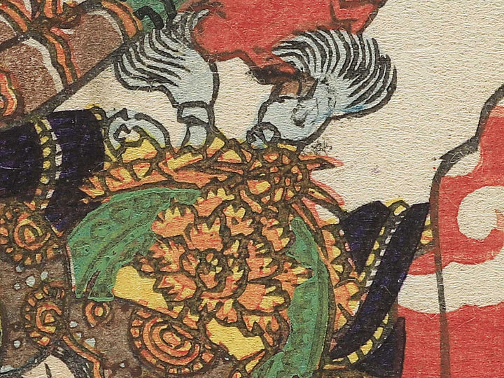 Wada Iganokami Koremasa from the series Heroes of the Great Peace by Ochiai Yoshiiku / BJ345-667