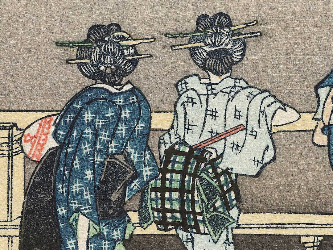 The Sazaido Hall of the Gohyaku Rakanji Temple from the series Thirty-six Views of Mount Fuji by Katsushika Hokusai, (Medium print size) / BJ292-467