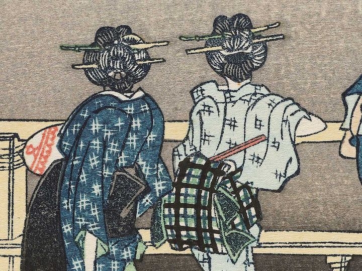 The Sazaido Hall of the Gohyaku Rakanji Temple from the series Thirty-six Views of Mount Fuji by Katsushika Hokusai, (Medium print size) / BJ292-467