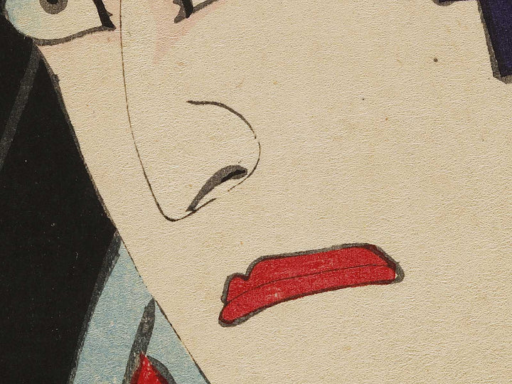 Hanakawado no Sukeroku Kawarasaki Sansho by Toyohara Kunichika / BJ339-843