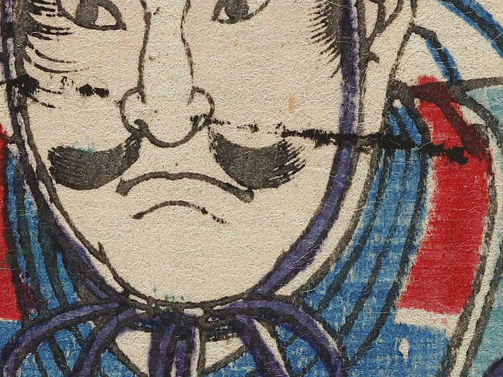 Kajiwara genda Kagesue from the series Buei meiba kurabe by Utagawa Kuniyoshi / BJ334-530