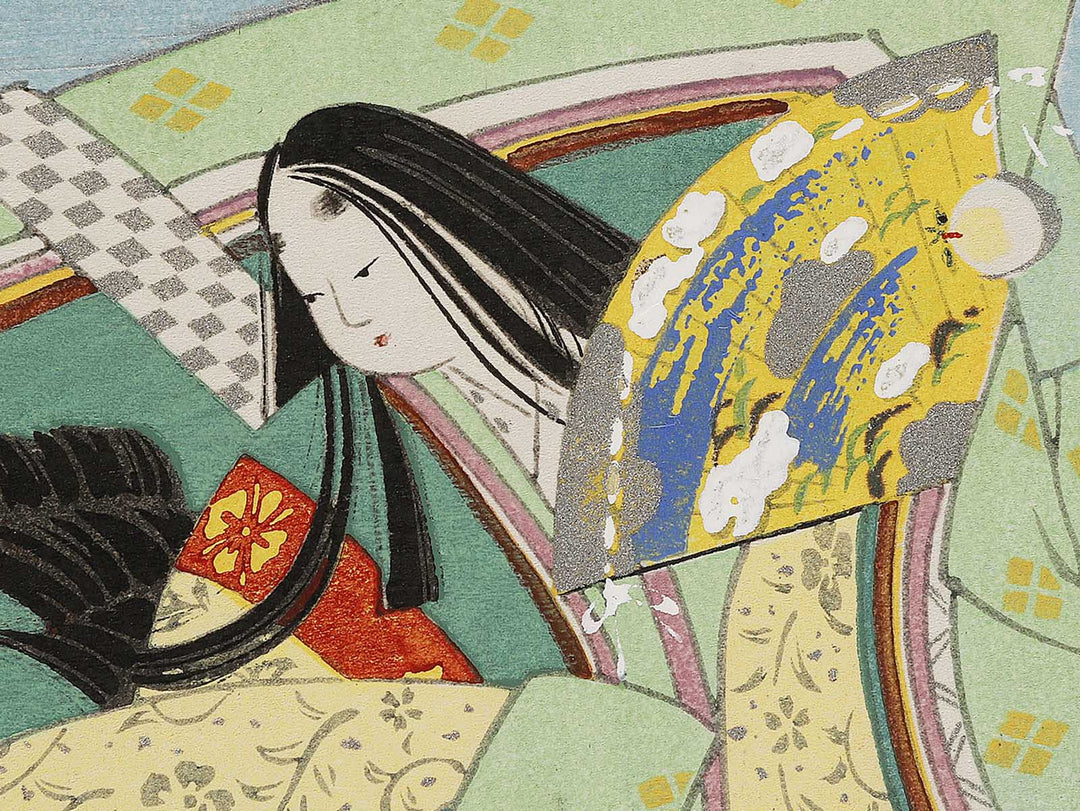 HOTARU(The Fireflies) from the series The Tale of Genji by Ebina Masao, (Medium print size) / BJ329-231