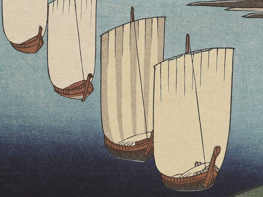 Ama no hashidate in Kyoto Prefecture, from the series Honcho meisho by Utagawa Hiroshige, (Large print size) / BJ339-318
