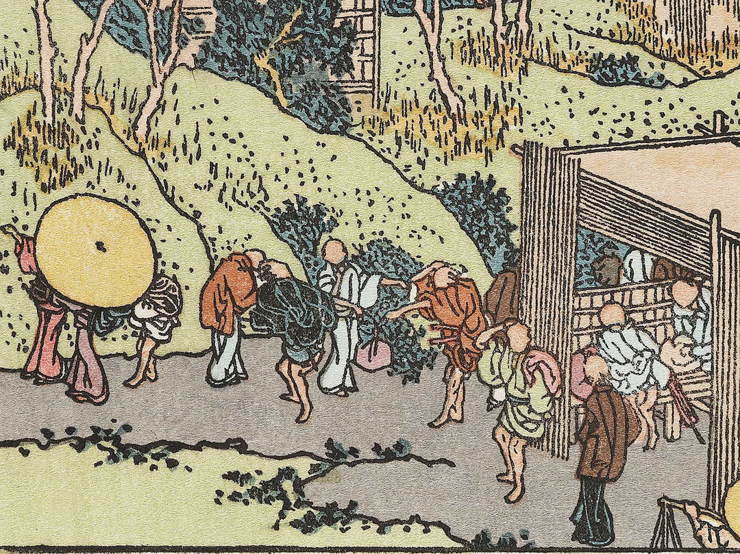 Sumida no fuji from the series One Hundred Views of Mount Fuji by Katsushika Hokusai, (Medium print size) / BJ327-341