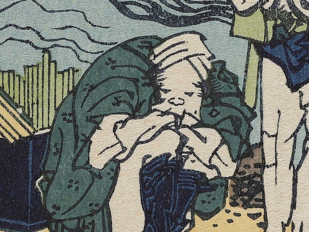 Toto aoigaoka no taki from the series Shokoku taki meguri by Katsushika Hokusai, (Large print size) / BJ336-644