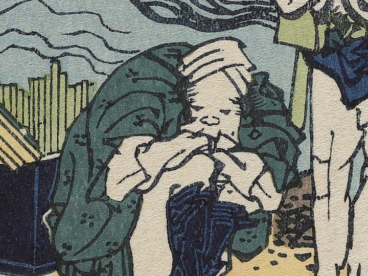 Toto aoigaoka no taki from the series Shokoku taki meguri by Katsushika Hokusai, (Large print size) / BJ336-644