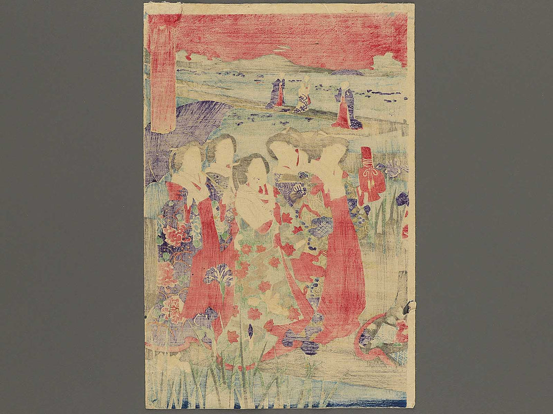 Bijin soroi bana shobu no moyo by Yoshu Chikanobu / BJ345-345