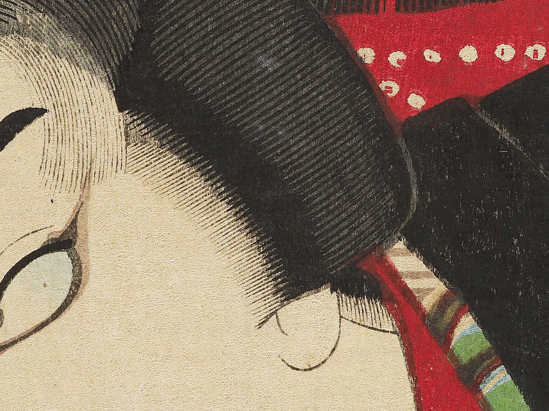 Kijutsu zoroi sannin doji by Toyohara Kunichika / BJ346-374