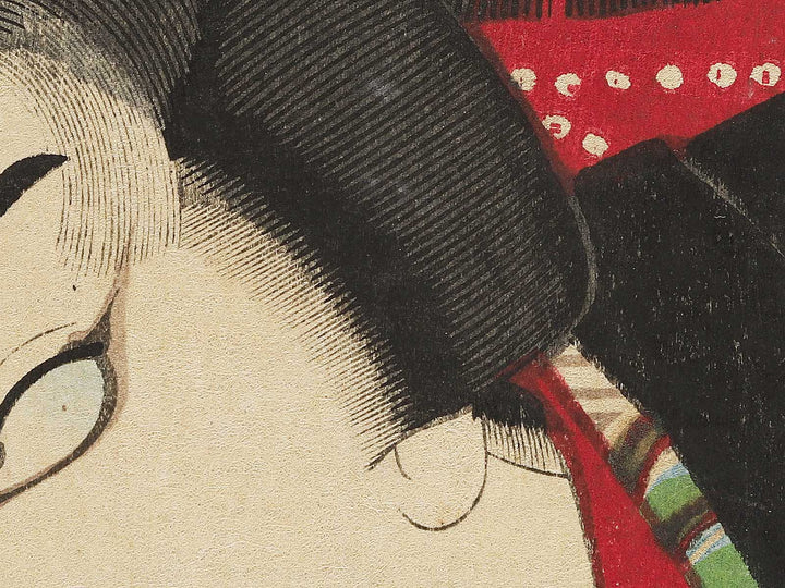 Kijutsu zoroi sannin doji by Toyohara Kunichika / BJ346-374