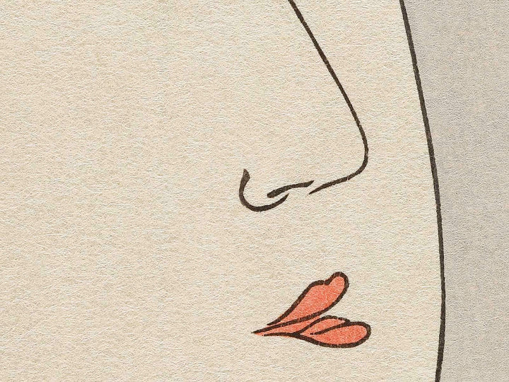 Tomimoto Toyohina from the series Komei bijin rokkasen by Kitagawa Utamaro, (Large print size) / BJ320-810