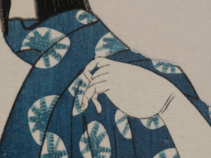 Smoking from the series Ten Classes of Women’s Physiognomy by Kitagawa Utamaro, (Medium print size) / BJ223-937