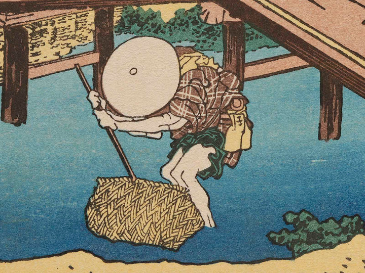 Nakahara in Sagami Province from the series Thirty-six Views of Mount Fuji by Katsushika Hokusai, (Medium print size) / BJ280-406